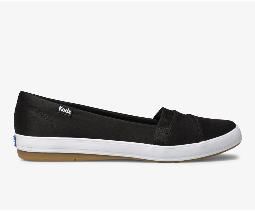 Slip Ons Keds Femme Noir - Carmel - 590-PLDKCH